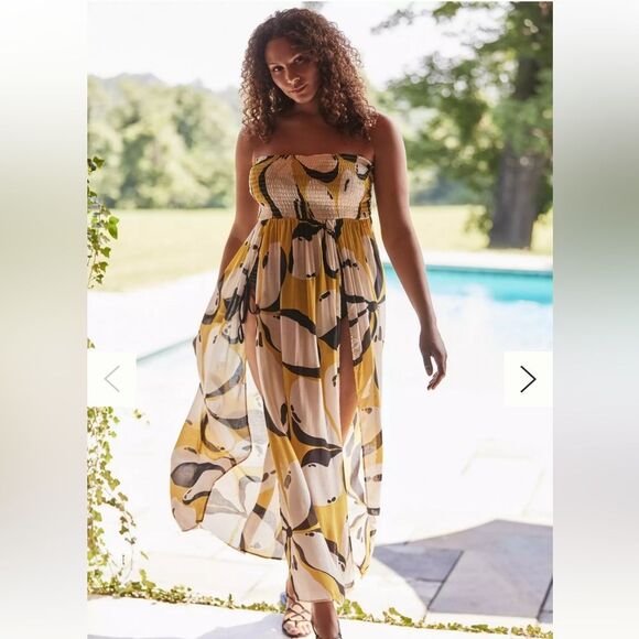 Anthropologie Other - Kenzie Parrott x Anthropologie Sheer Maxi Cover Up Dress XS Resort Vacation